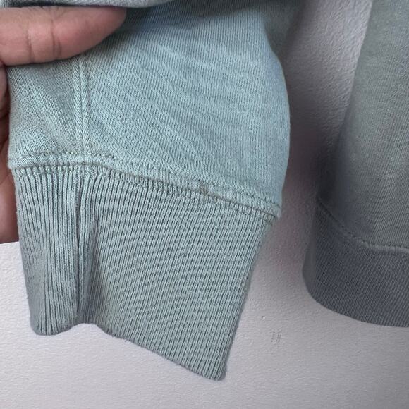 Abercrombie & Fitch Hooded Full Zip Up Sweater Size XS Teal Blue Green - Picture 4 of 7
